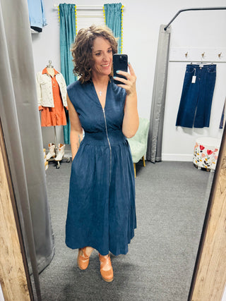 Sutton Suede Dress