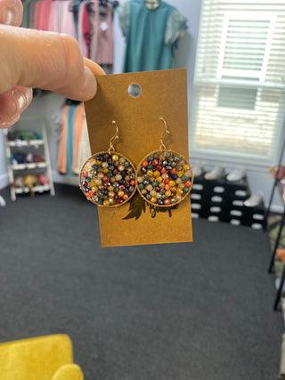 Circle of Beads Earrings
