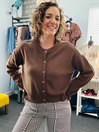 Chestnut Everyday Cardigan