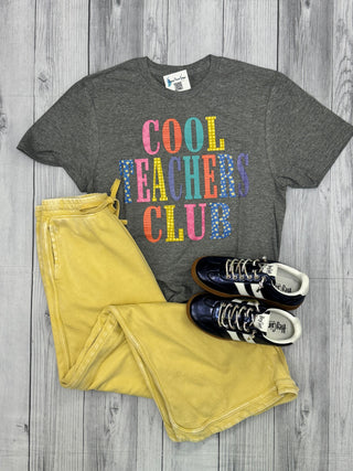 Cool Teachers Club Grey Tee
