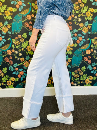 All-Day White Crop Jean