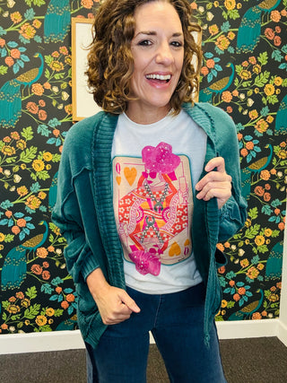 Midnight Green Cardigan