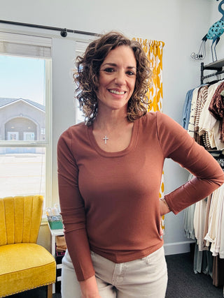 Copper Lauren Top