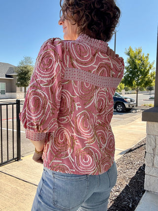 Pink Sugar Swirl Top