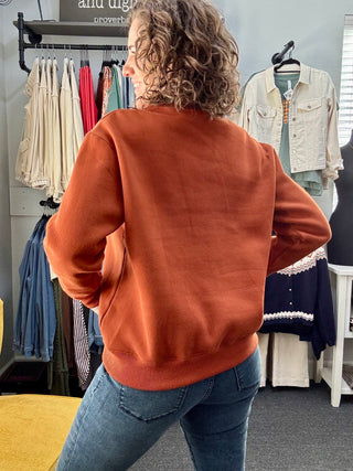 Longhorn Love Mockneck