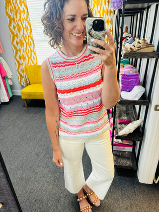 Dale Stripe Sweater Tank