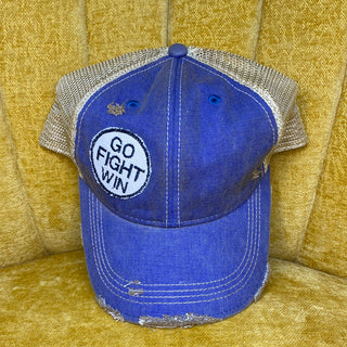 Go Fight Win Blue Hat