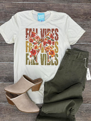 Fall Vibes Bow Tee