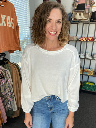 Sydney Off White Top