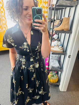 Midnight Bloom Dress