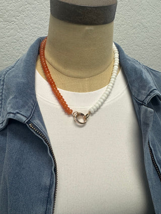 Longhorn Beaded Necklace