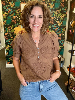 Chocolate Charm Top