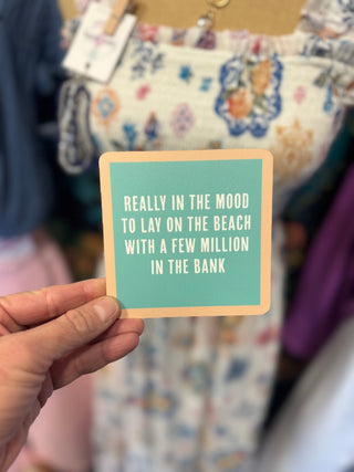 Lay on Beach Coaster
