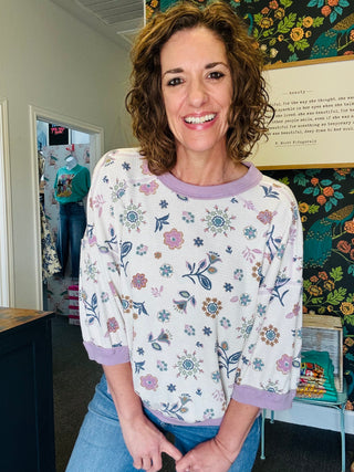 Lavender Fields Top