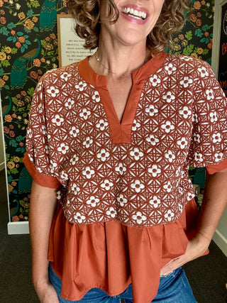 Harvest Patchwork Top