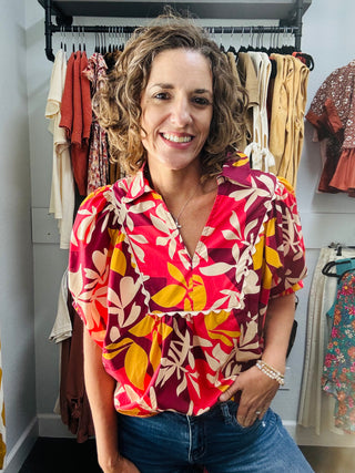 Garnet Rose Top