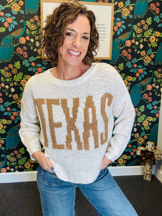 Texas Cream Chunky Sweater