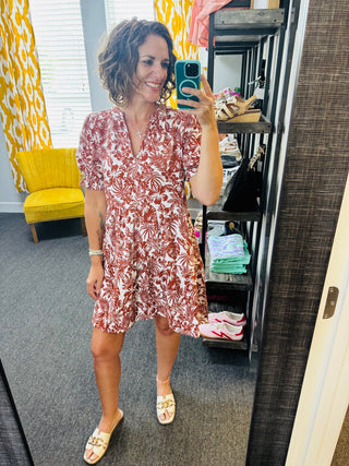Marina Brown Dress
