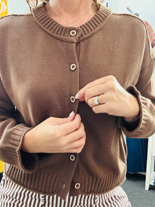 Chestnut Everyday Cardigan