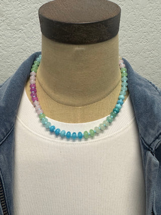Peacock Beaded Necklace