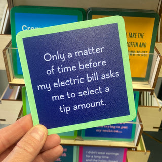 Electric Bill Coaster