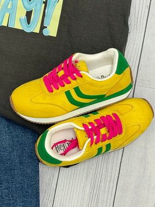 Yellow Kickoff Sneakers