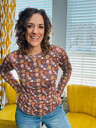 Wild Daisy Mesh Top