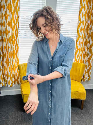 Imperial Blue Galina Dress