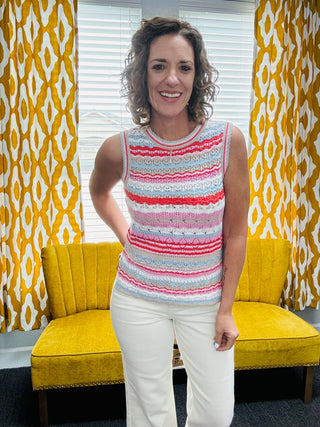 Dale Stripe Sweater Tank