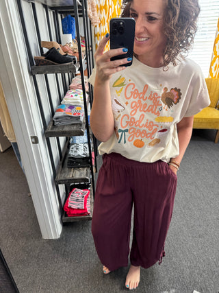 Dark Fig Breeze Pants
