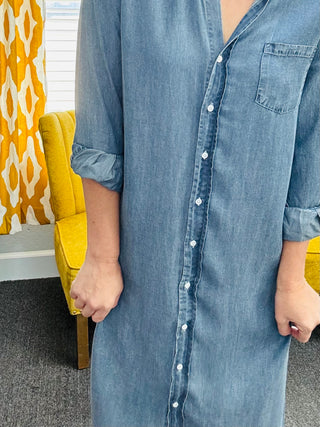 Imperial Blue Galina Dress