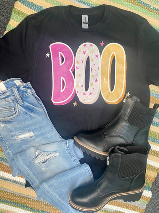 BOO Black Tee
