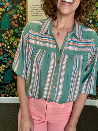 Market Day Stripe Top