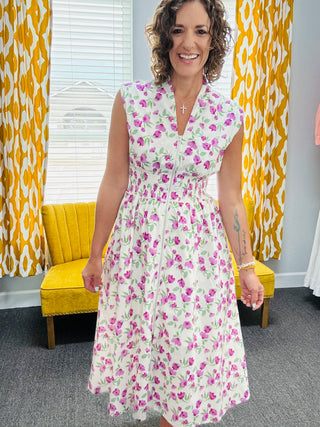 Violet Radiance Dress