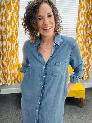 Imperial Blue Galina Dress