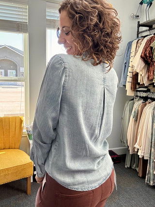 Lettie Denim Top