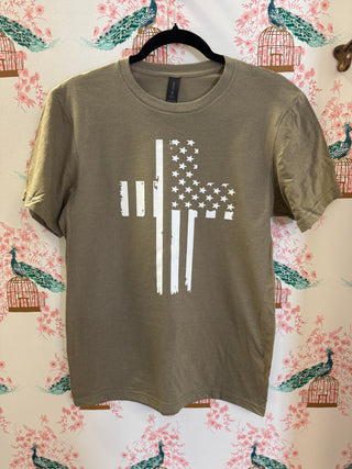 Flag Cross Tee