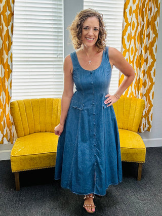 Sunny Day Denim Dress