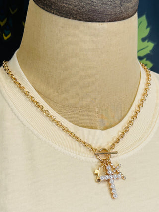 Cam Cross Necklace