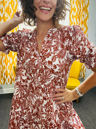 Marina Brown Dress