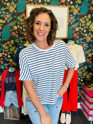 Skylar Striped Top