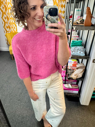 Fluffy Flamingo Sweater