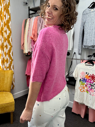 Fluffy Flamingo Sweater