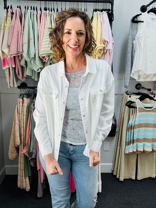 White Adrianna Shirt