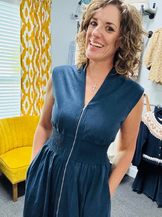 Sutton Suede Dress