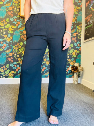 Black Wide Leg Pants