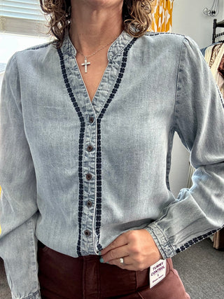 Lettie Denim Top