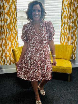 Marina Brown Dress