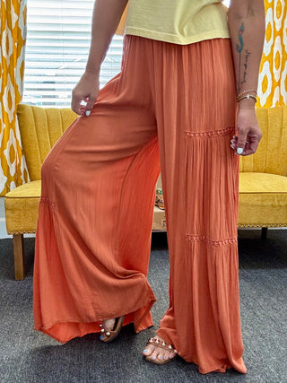Tangerine Flow Pants