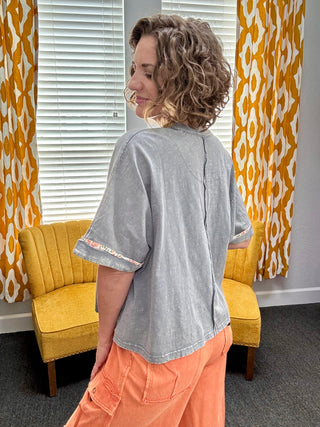 Slate Patch Top